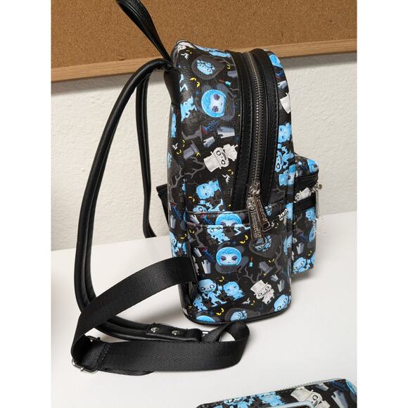 Disney Parks LOUNGEFLY Funko Pop 2021 HAUNTED MANSION Mini Backpack + Wallet main image 10